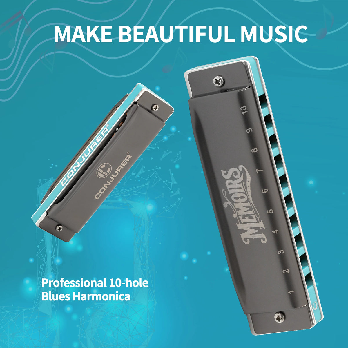 Harmonica 10 Trous Blues Do