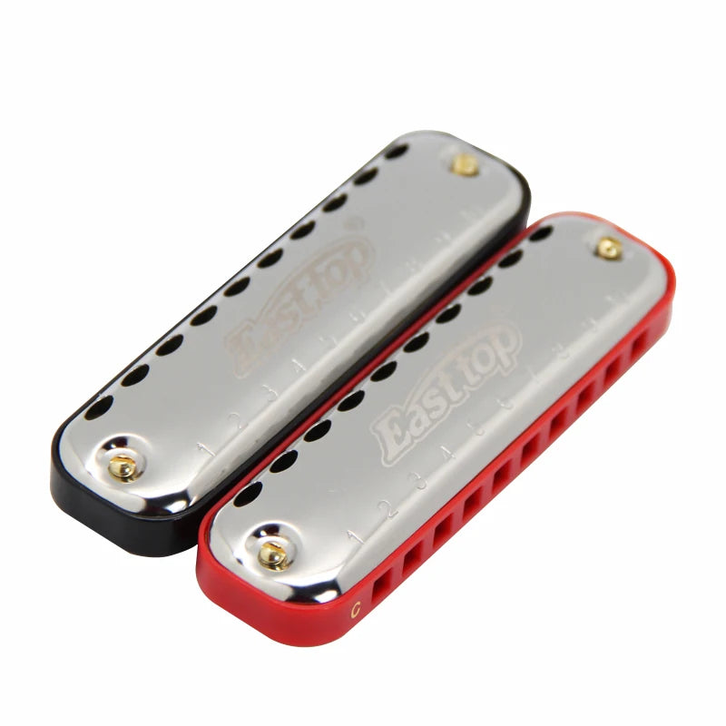 Harmonica diatonique débutant Rouge