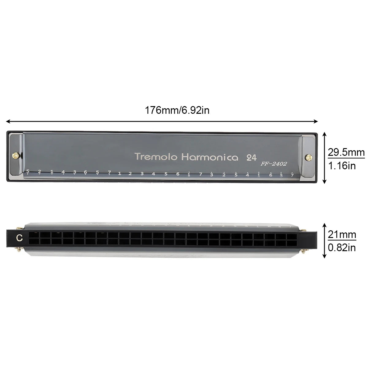 harmonica diatonique en do majeur