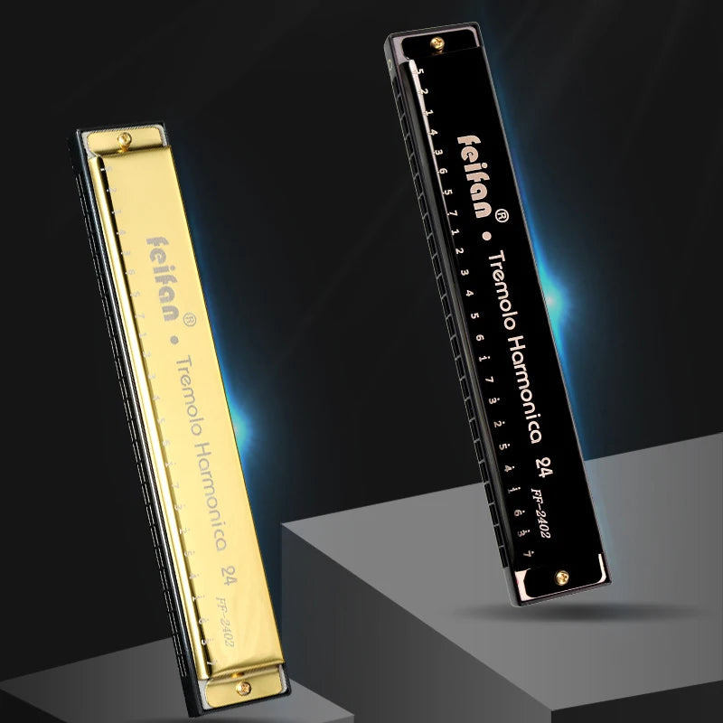 Harmonica Diatonique Noir C