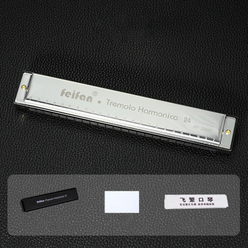 Harmonica Diatonique Noir C